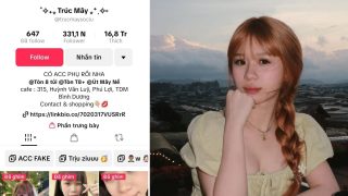 Lộ clip nóng Trúc Mây TikToker khoe body hấp dẫn